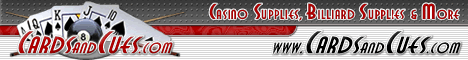 CardsAndCues.com - Casino Supplies, Billiard Supplies, Poker Supplies & More