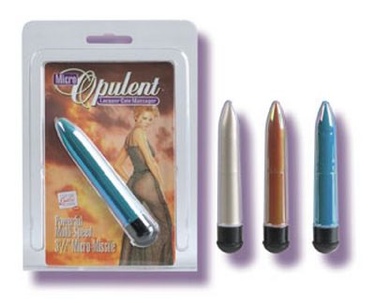 Micro Missile Opulent Massager -Teal