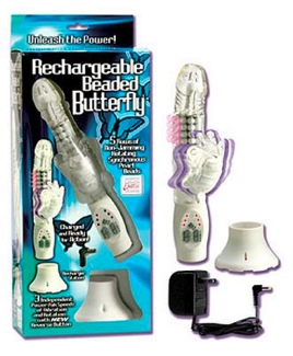 Rechargeable Beaded Butterfly