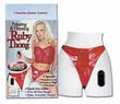 Pulsating and Vibrating Ruby Thong