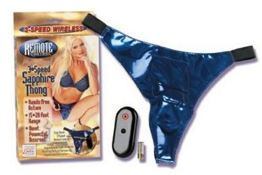 Remote Control 3-Speed Sapphire Thong
