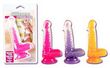 Silicone Crystal Cote Dildo Purple