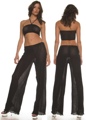 Fleur De Lis Lace Halter Top and Pant Set