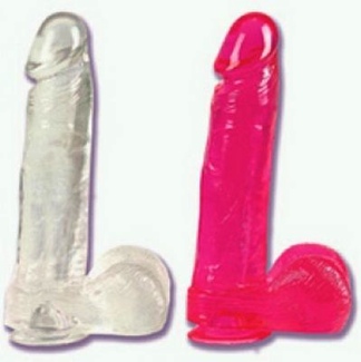 Clear Dildo With Suction Cup 8 Inch