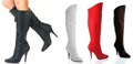 Fold Over Knee High Boots