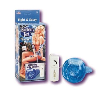 Blue Jelly vibrating Vagina
