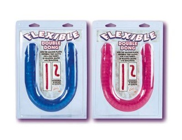 Ice Blue Jelly Double dildo-18 inch