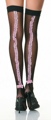 Fishnet Stockings with Ruffle Back seam  