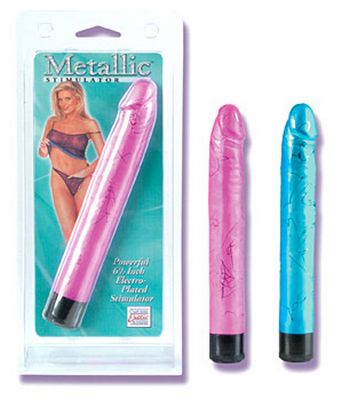 Metallic Stimulator Vibrator- Blue