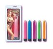 Neon Pink Super Slim Vibrator: 6 inch: MS