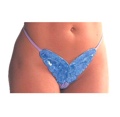Butterfly Sequin Thongs - 2363P Select Color Fuchsia