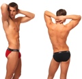 Mens Cotton Mustang Bikini Underwear Black Large