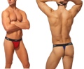 Mens Cotton Micro Thong Underwear Black Large