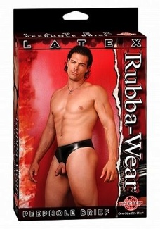 Peephole Latex brief