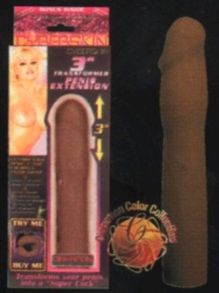 Cinnamon CyberSkin 3 inch Penis Extension