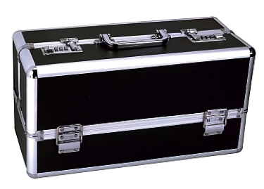 Lockable Vibrator Case Large Black