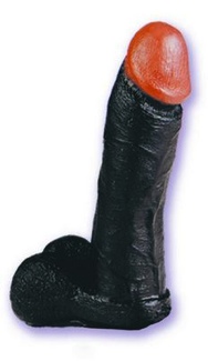6 inch realistic black dildo