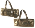 Polka Dot Duffel Style Travel Bags Black