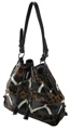 Giraffe and Cheetah Design Drawstring Handbags