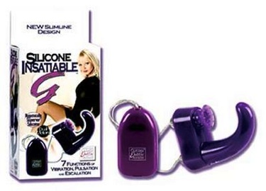 Silicone Insatiable G Strap-On Vibrator