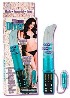 Silicone Diver Vibrator - G-contoured