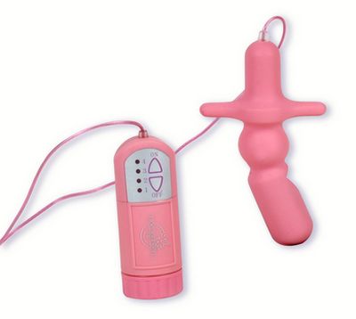 Velvet Touch Contour Vibrating Anal T - Pink