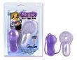 Glitter Jelly Vibro Ring - Purple