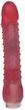 Vibro Wonder Bumpy Dick Vibrator - Red