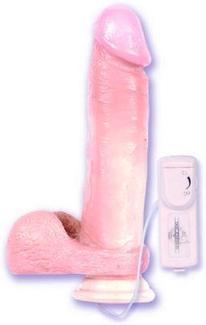 Beige Vibro Realistic - 8 inch