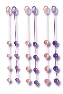 Acrylite Anal Beads -Pink -medium
