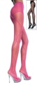 Diamond Weave Fishnet Pantyhose Fuchsia