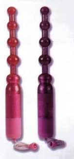 Waterproof Vibrating Anal Beads - Purple