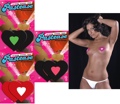 Heart Shaped Reusable Pasties Black & Green