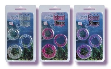 Silicone Island Rings -Purple