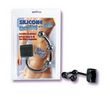 Silicone cock ring with balls