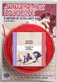 Japanese Silk Love Rope 10 foot - Red