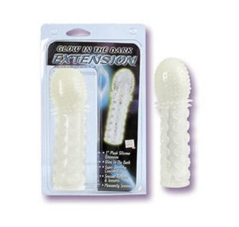 Glow in the dark silicone extension