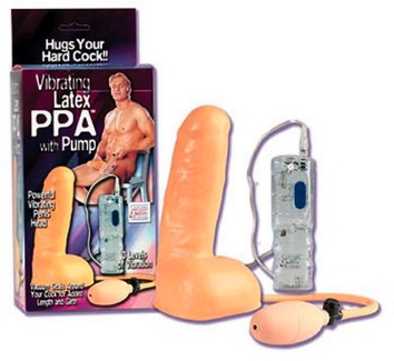 Vibrating Latex Penis Extension