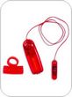 Cuddles Vibrating Cock Ring - Red