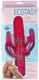 Total Ecstasy Triple Stim Rabbit Vibrator