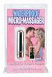 Waterproof Micro Mini Massager - Silver