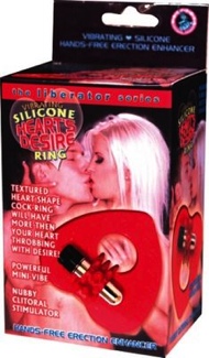 Silicone Heart's Desire - Red