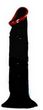 Afro American Whopper Vibrator - 8 inch