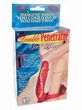 Double Penetrator Cockring Red