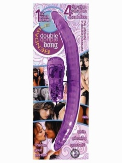 Bendable Double Dong Purple