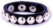 3 Snap Dome studded cock strap