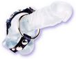 Black Leather English Cock and Ball Cage
