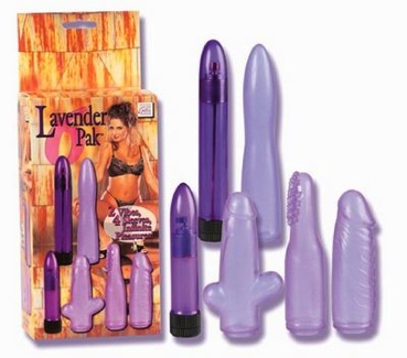Lavender 6 Pak vibrator Kit