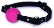 Black Leather Rubber Ball Gag