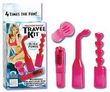Waterproof Travel Kit Mini-Massager Pink